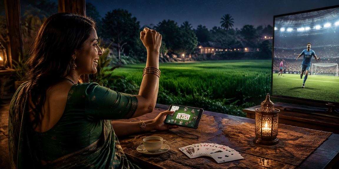 বগুড়ায় মোবাইলে তিন পাত্তি খেলছেন একজন সদস্য
