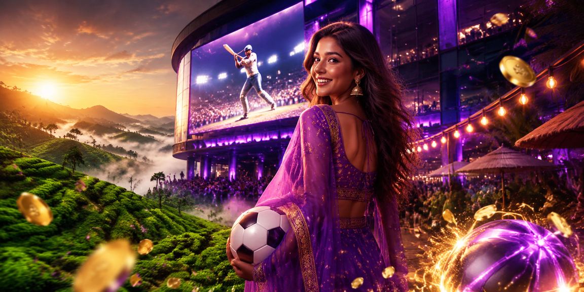 ঢাকায় চা বাগানে ক্রিকেট বেটিং উপভোগ করছেন একজন সদস্য