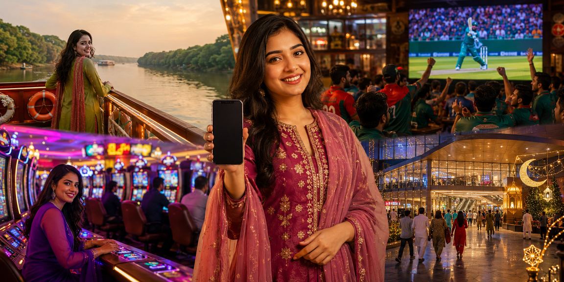 গাজীপুরে ঈদ উৎসবে ক্রিকেট বেটিং উপভোগ করছেন একজন সদস্য